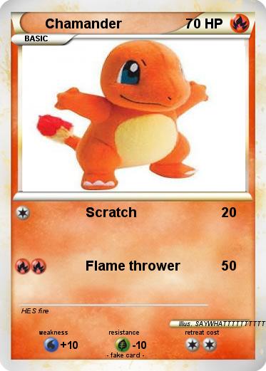 Pokemon Chamander