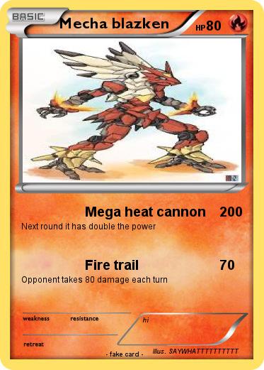 Pokemon Mecha blazken