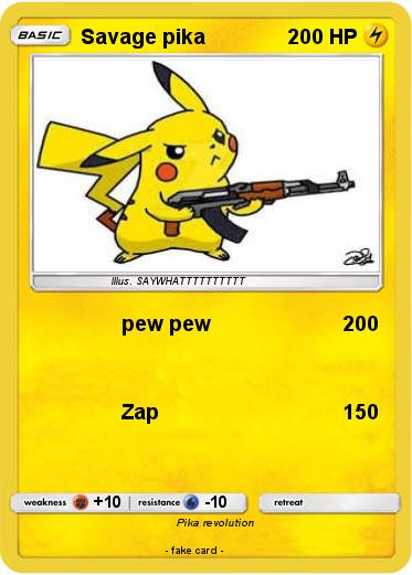 Pokemon Savage pika