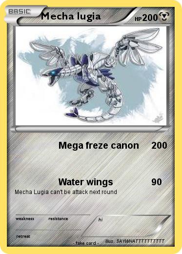 Pokemon Mecha lugia