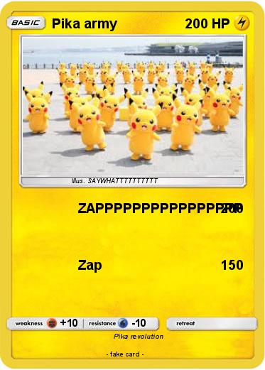 Pokemon Pika army