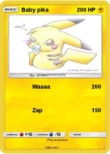 Pokemon Baby pika