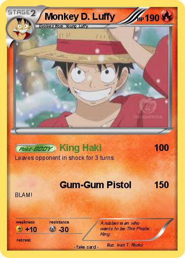 Pokemon Monkey D. Luffy