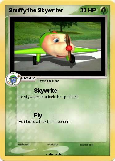 Pokemon Snuffy the Skywriter