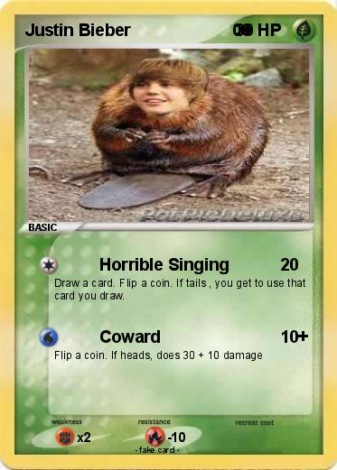 Pokemon Justin Bieber                      00