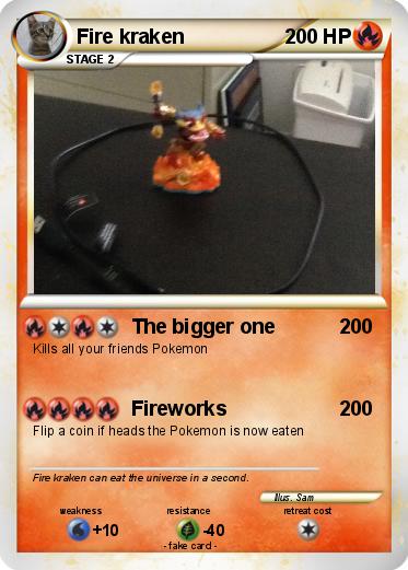 Pokemon Fire kraken