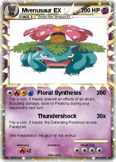 Pokemon Mvenusaur EX
