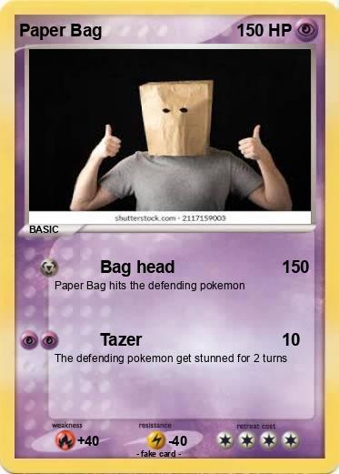 Pokemon Paper Bag
