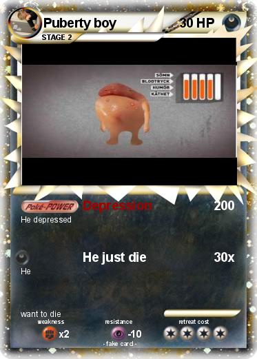 Pokemon Puberty boy