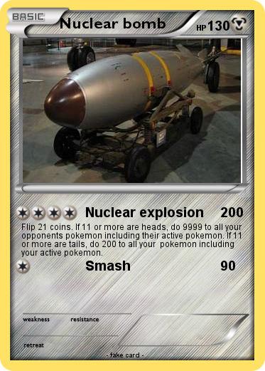 Pokemon Nuclear bomb