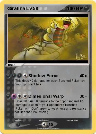 Pokemon Giratina Lv.58