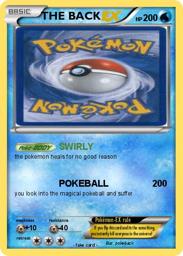 Pokemon THE BACK