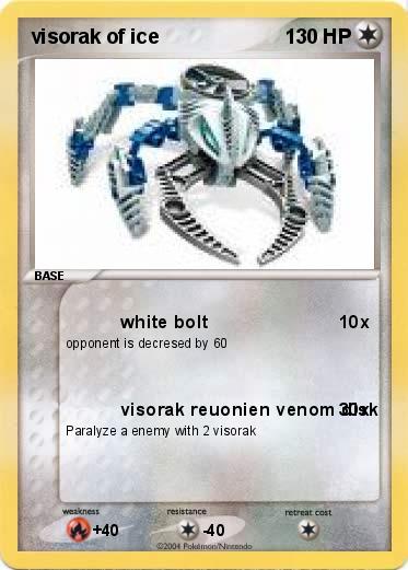 Pokemon visorak of ice