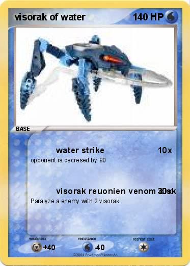 Pokemon visorak of water