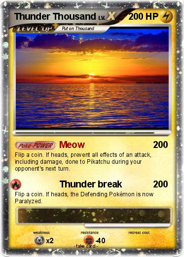Pokemon Thunder Thousand
