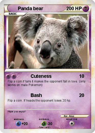 Pokemon Panda bear