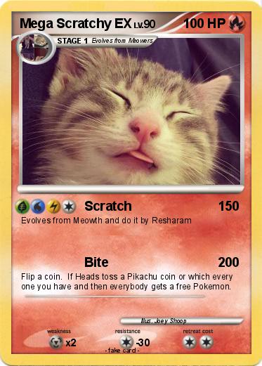Pokemon Mega Scratchy EX