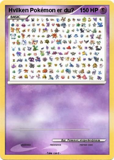 Pokemon Hvilken Pokémon er du?