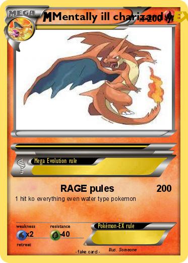 Pokemon Mentally ill charizard y