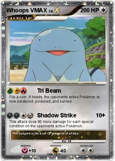 Pokemon Whoops VMAX