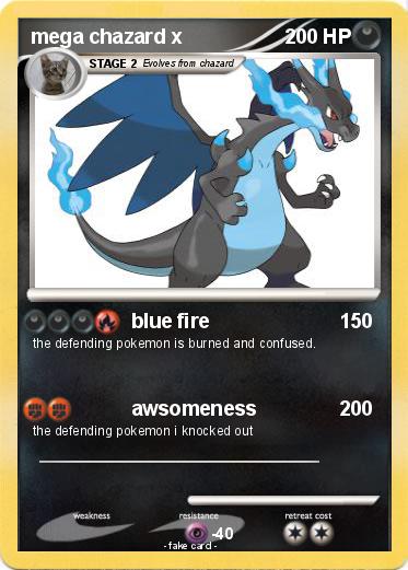 Pokemon mega chazard x