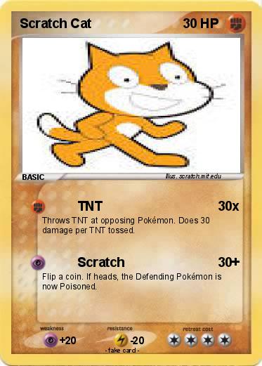 Pokemon Scratch Cat