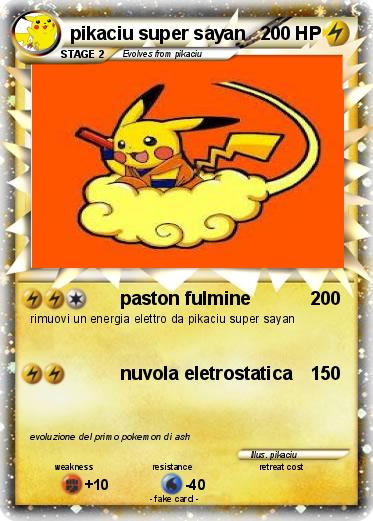 Pokemon pikaciu super sayan