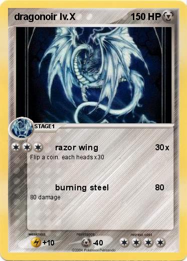 Pokemon dragonoir lv.X