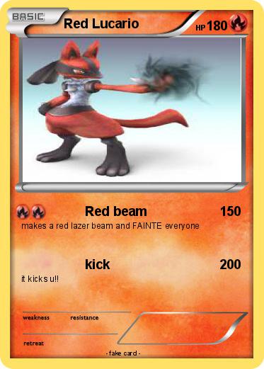 Pokemon Red Lucario