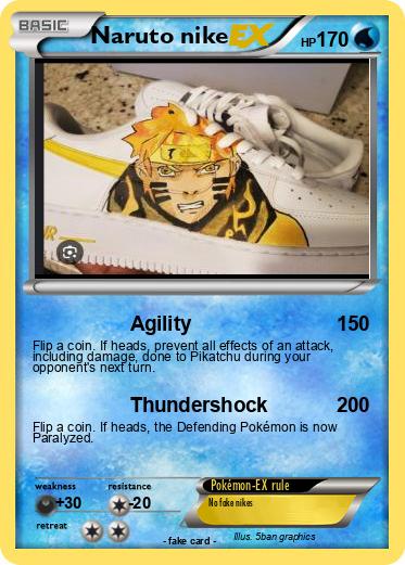 Pokemon Naruto nike