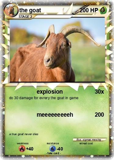 Pokemon the goat