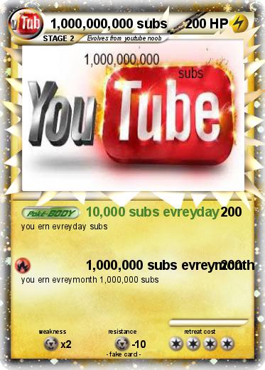 Pokemon 1,000,000,000 subs