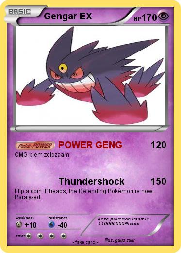 Pokemon Gengar EX