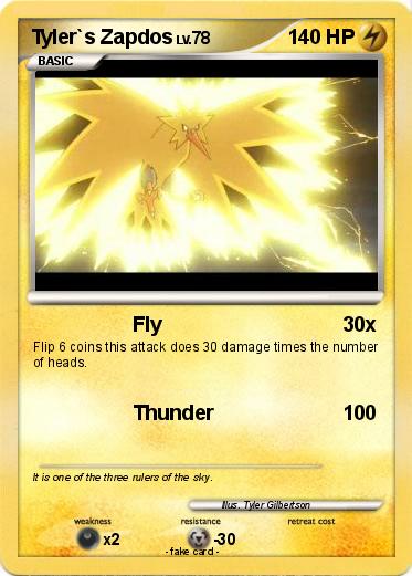 Pokemon Tyler`s Zapdos