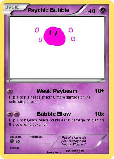 Pokemon Psychic Bubble