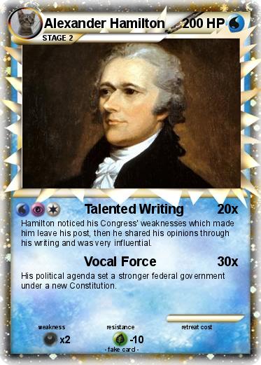Pokemon Alexander Hamilton