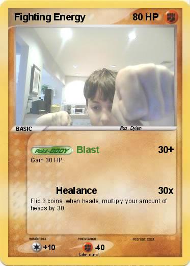 Pokemon Fighting Energy