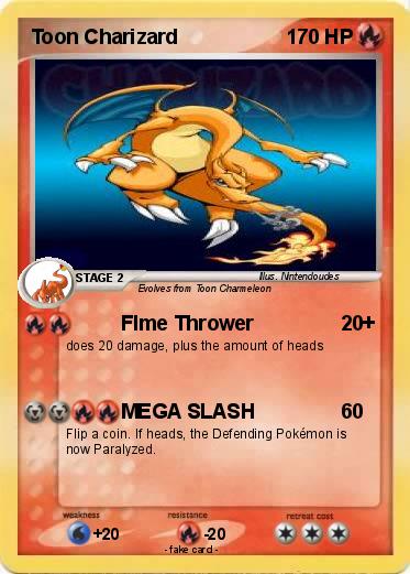 Pokemon Toon Charizard