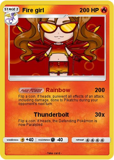 Pokemon Fire girl