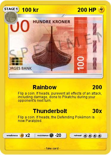Pokemon 100 kr
