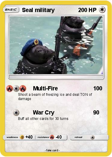 Pokemon Seal military