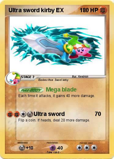 Pokemon Ultra sword kirby EX