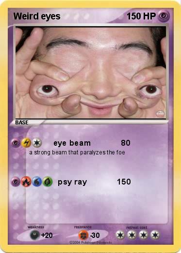 Pokemon Weird eyes   