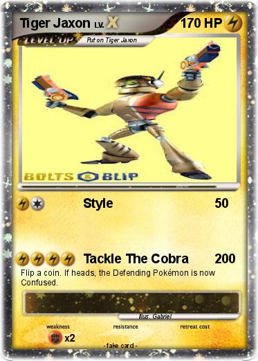 Pokemon Tiger Jaxon