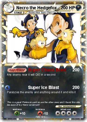 Pokemon Necro the Hedgefox