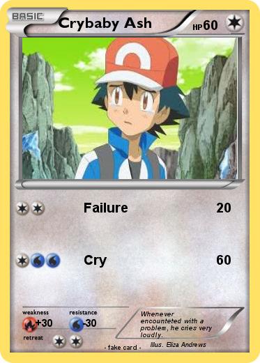 Pokemon Crybaby Ash