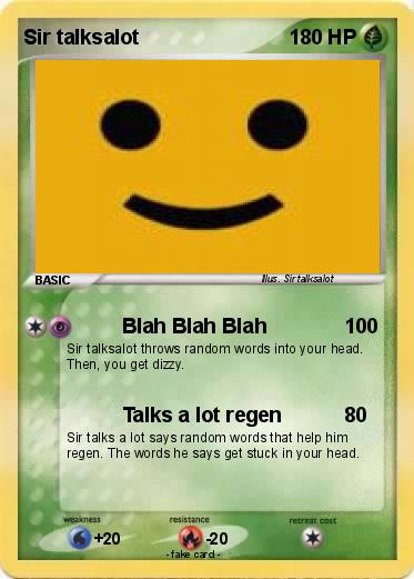 Pokemon Sir talksalot