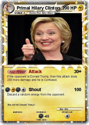 Pokemon Primal Hilary Clinton