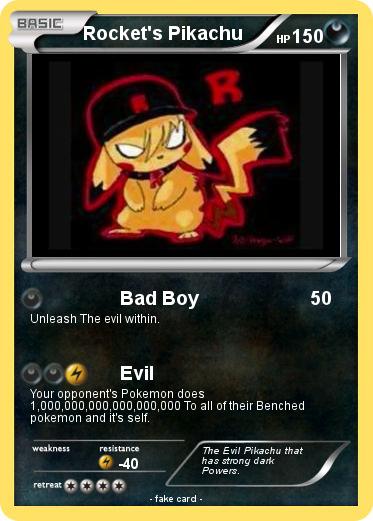 Pokemon Rocket's Pikachu