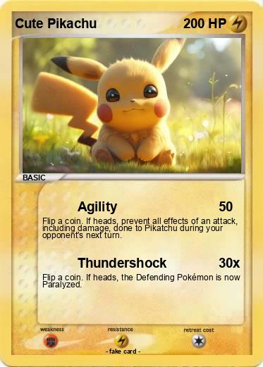 Pokemon Cute Pikachu